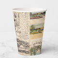 Le Jardin Français Le Plan paper party cup, front