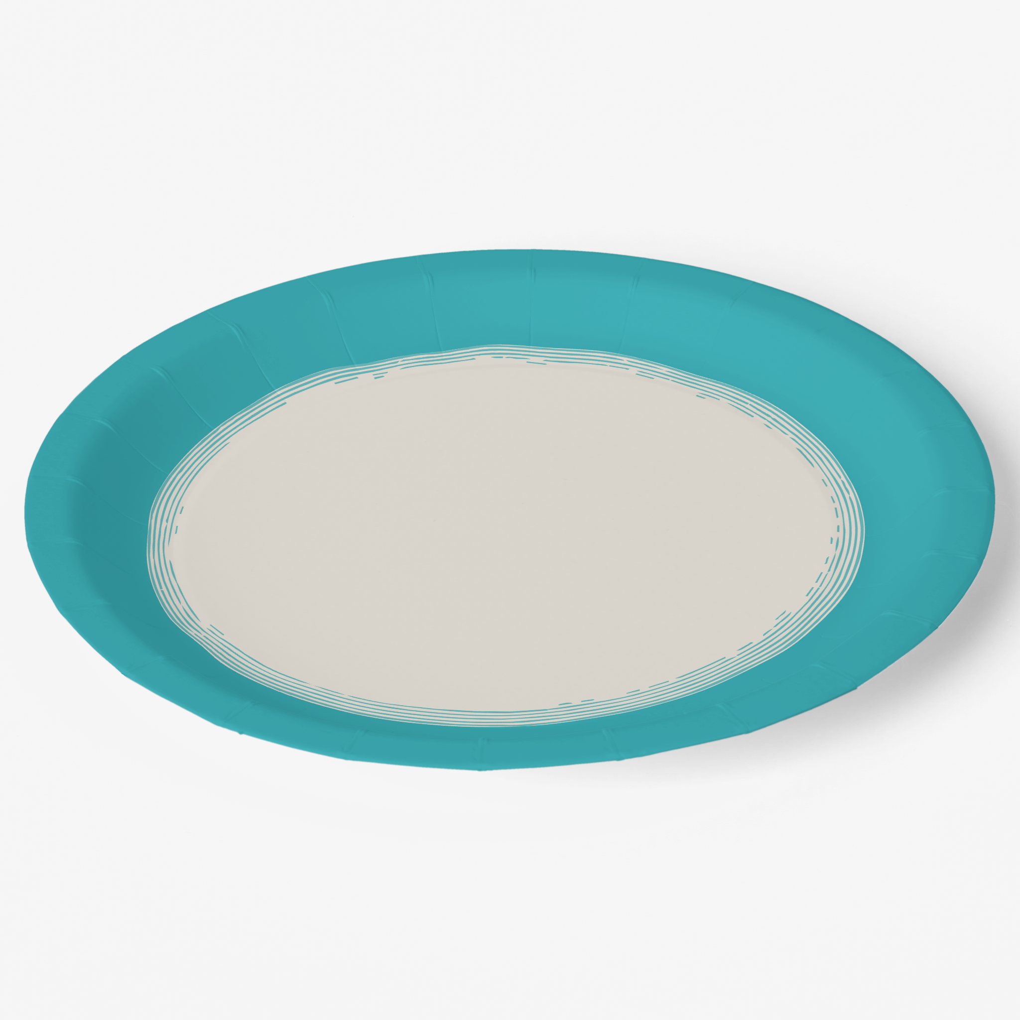 Vintage Voyagers France Lagoon Paper Party Plate
