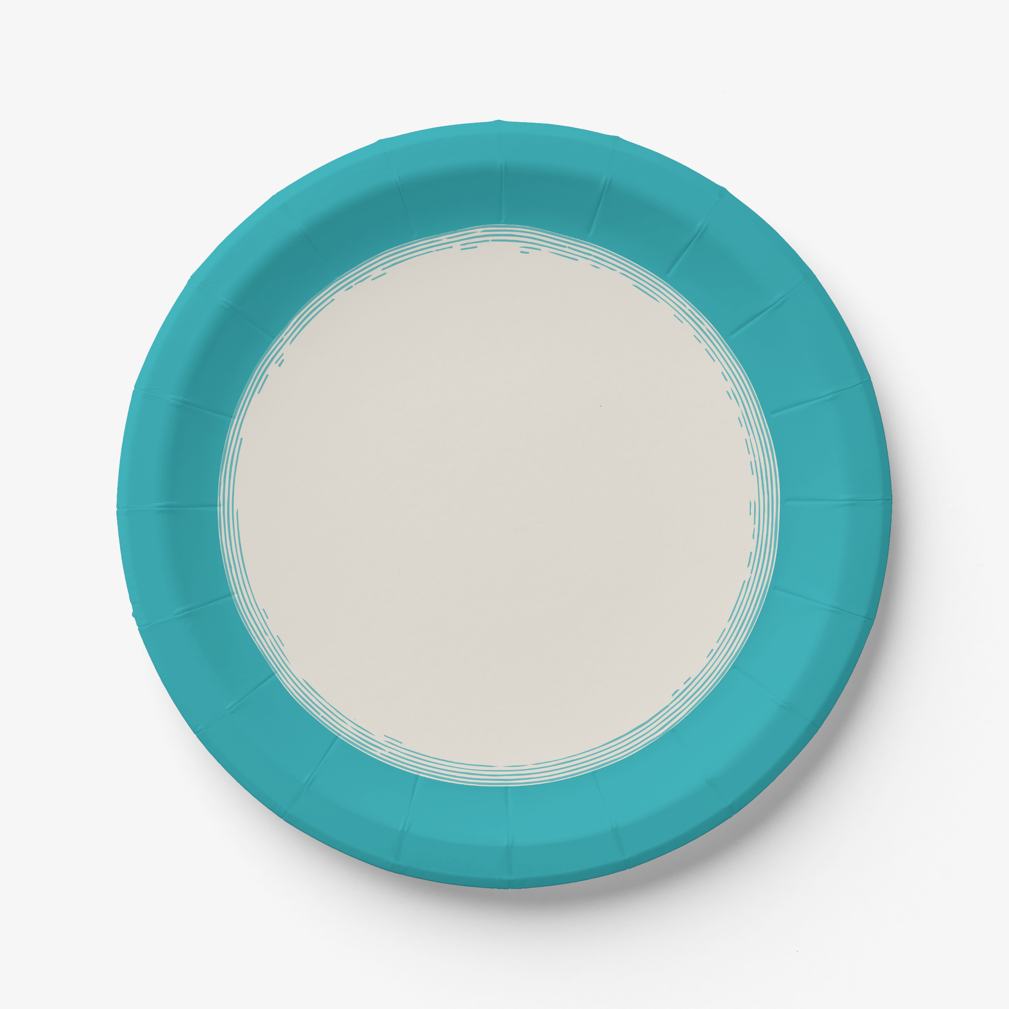 Vintage Voyagers France Lagoon Paper Party Plate