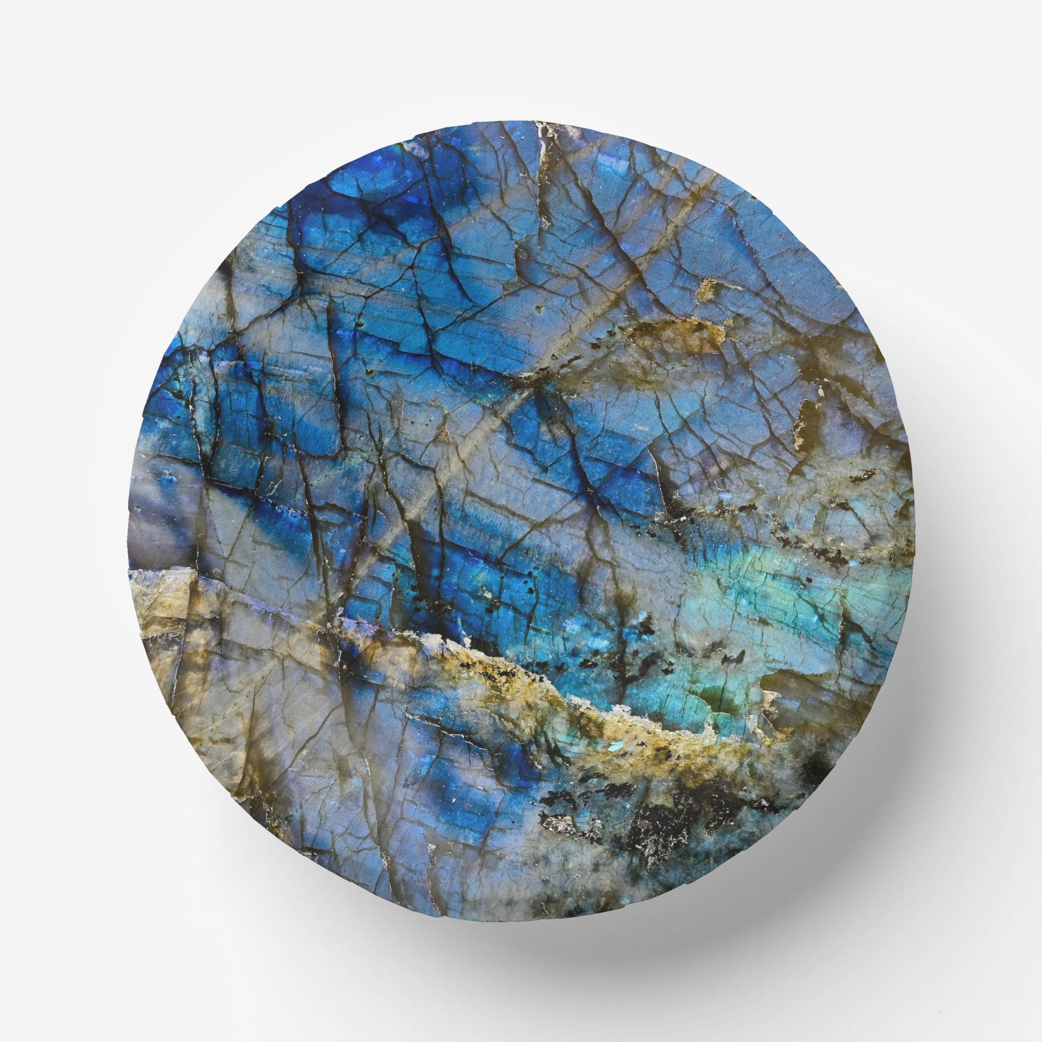 Vintage Voyagers France Lapis Lazuli Paper Plates 