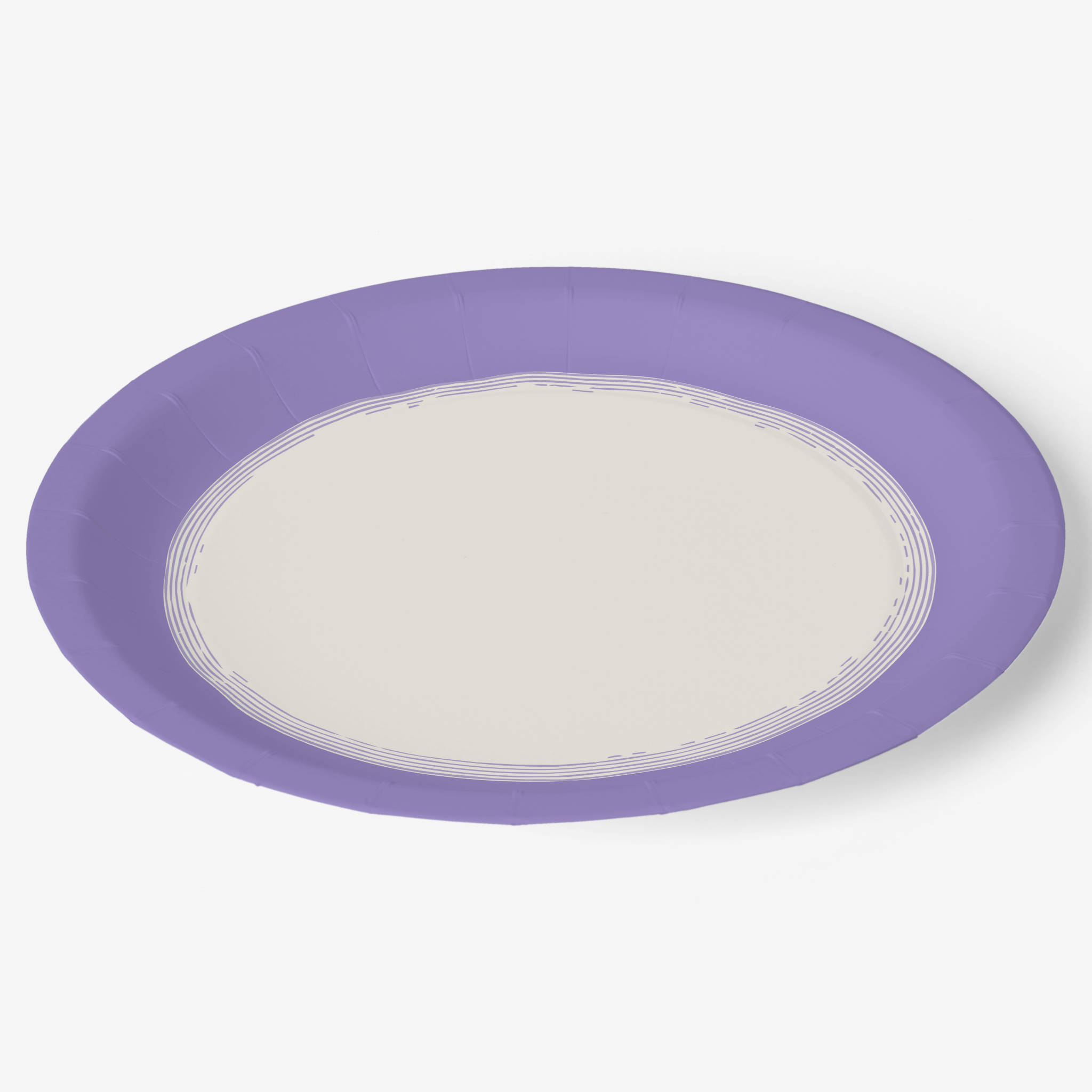 Vintage Voyagers France Lavender Paper Party Plates