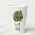 Vintage Voyagers France Lemon Topiary Paper Cups