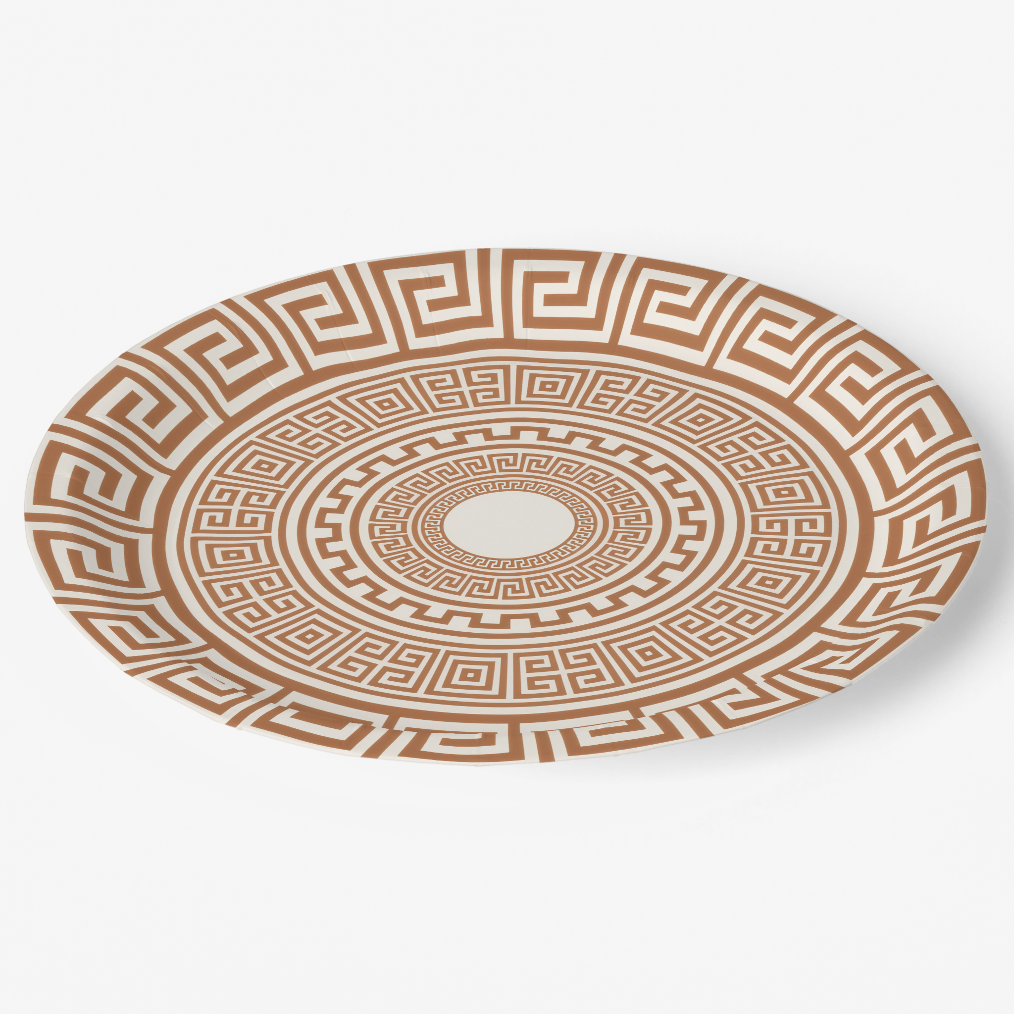 Vintage Voyagers France Greek Matrix Paper Plates