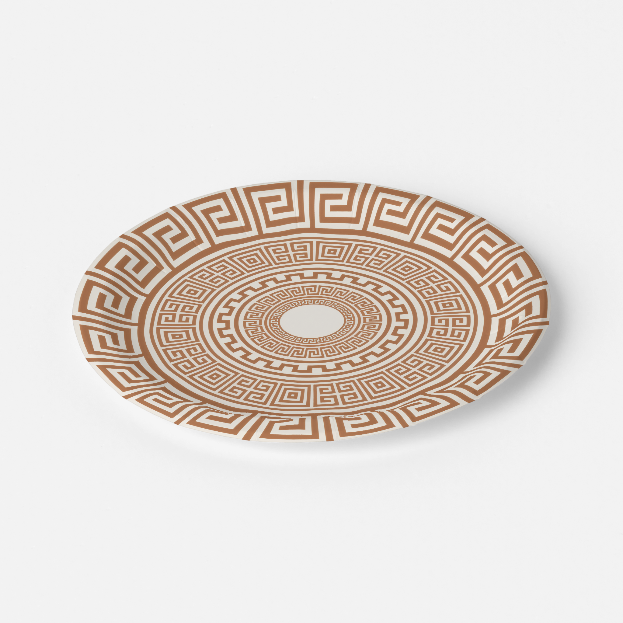 Vintage Voyagers France Greek Matrix Paper Plates