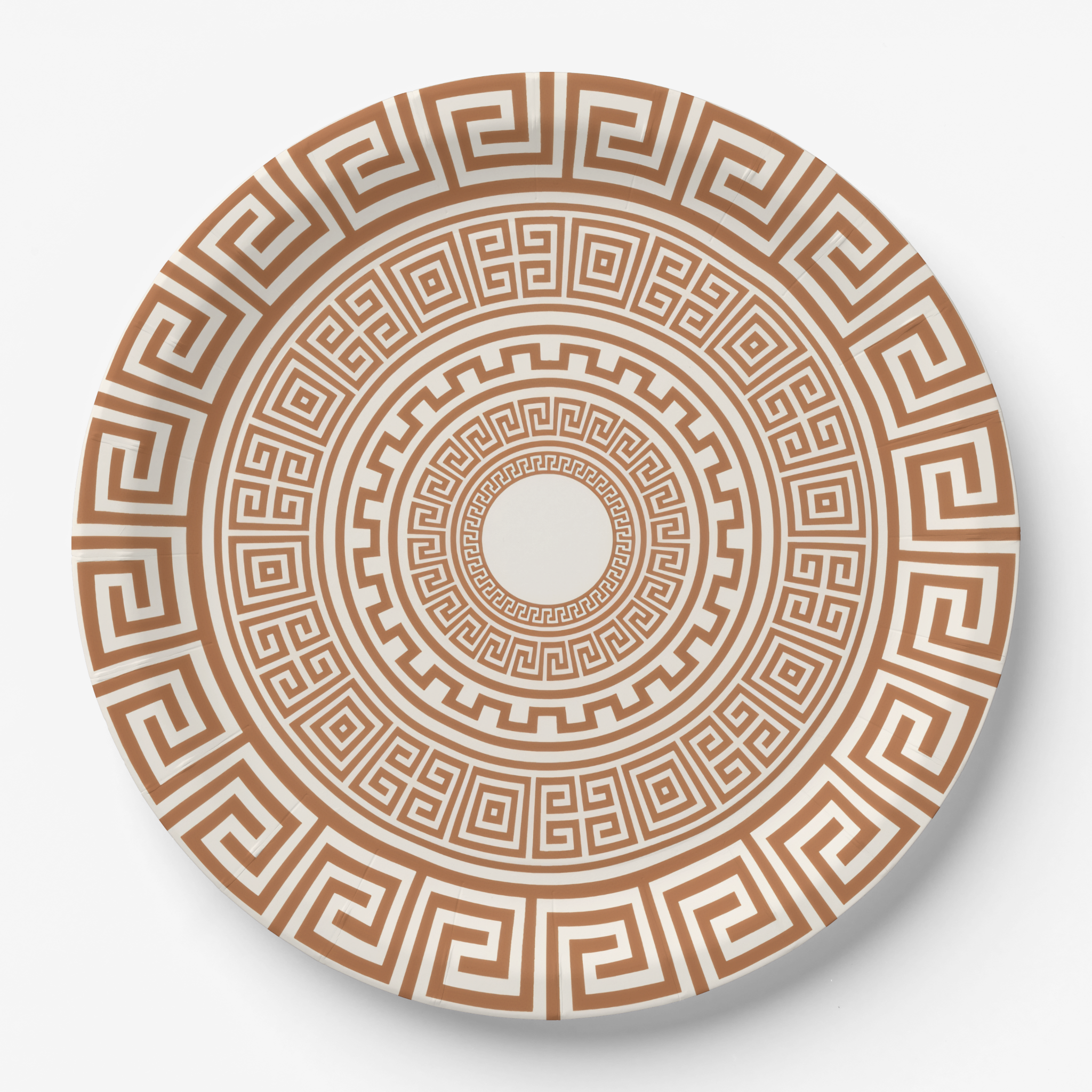 Vintage Voyagers France Greek Matrix Paper Plates
