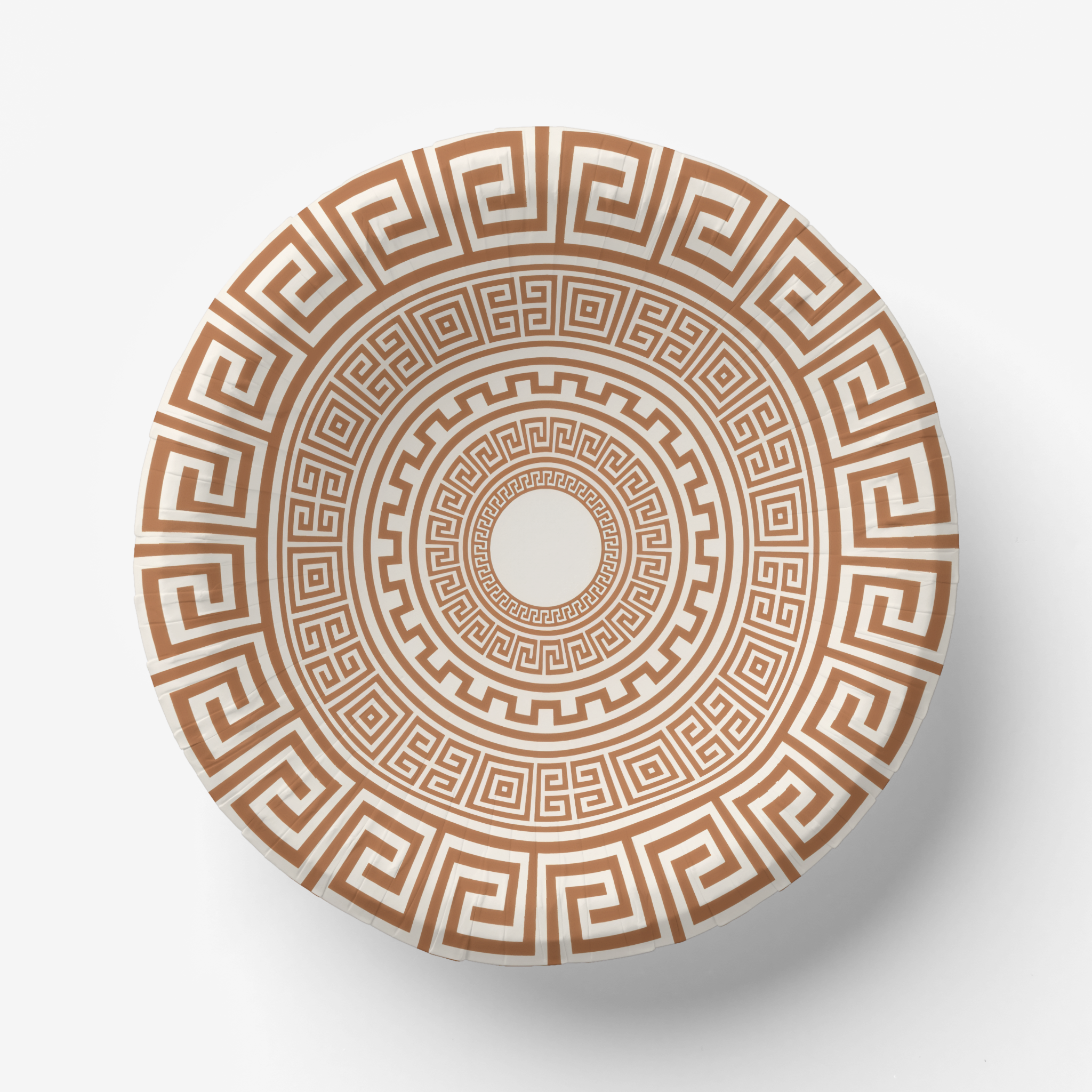 Vintage Voyagers France Greek Matrix Paper Plates
