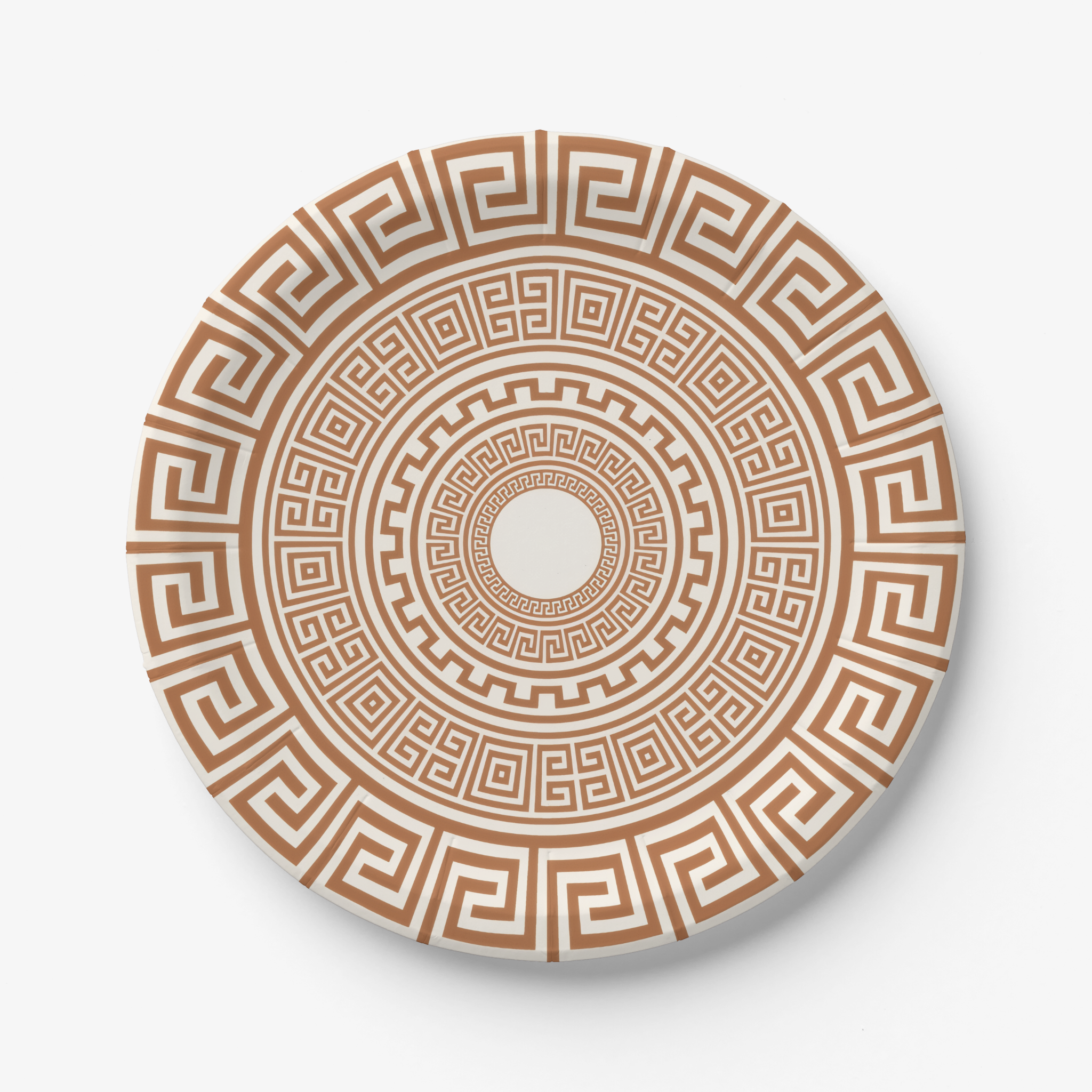 Vintage Voyagers France Greek Matrix Paper Plates