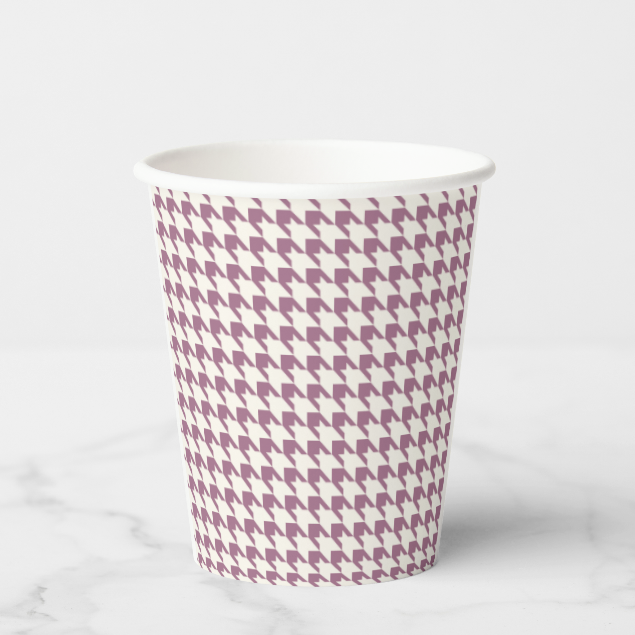 Vintage Voyagers France Mauve Paper Party Cups