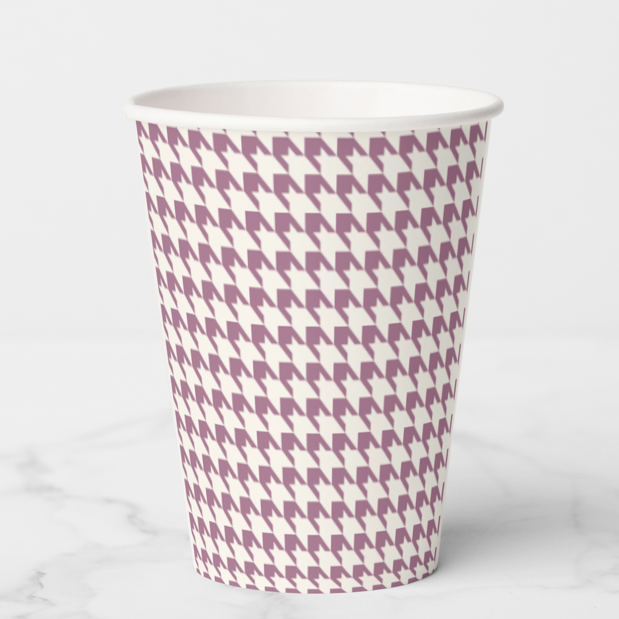Vintage Voyagers France Mauve Paper Party Cups
