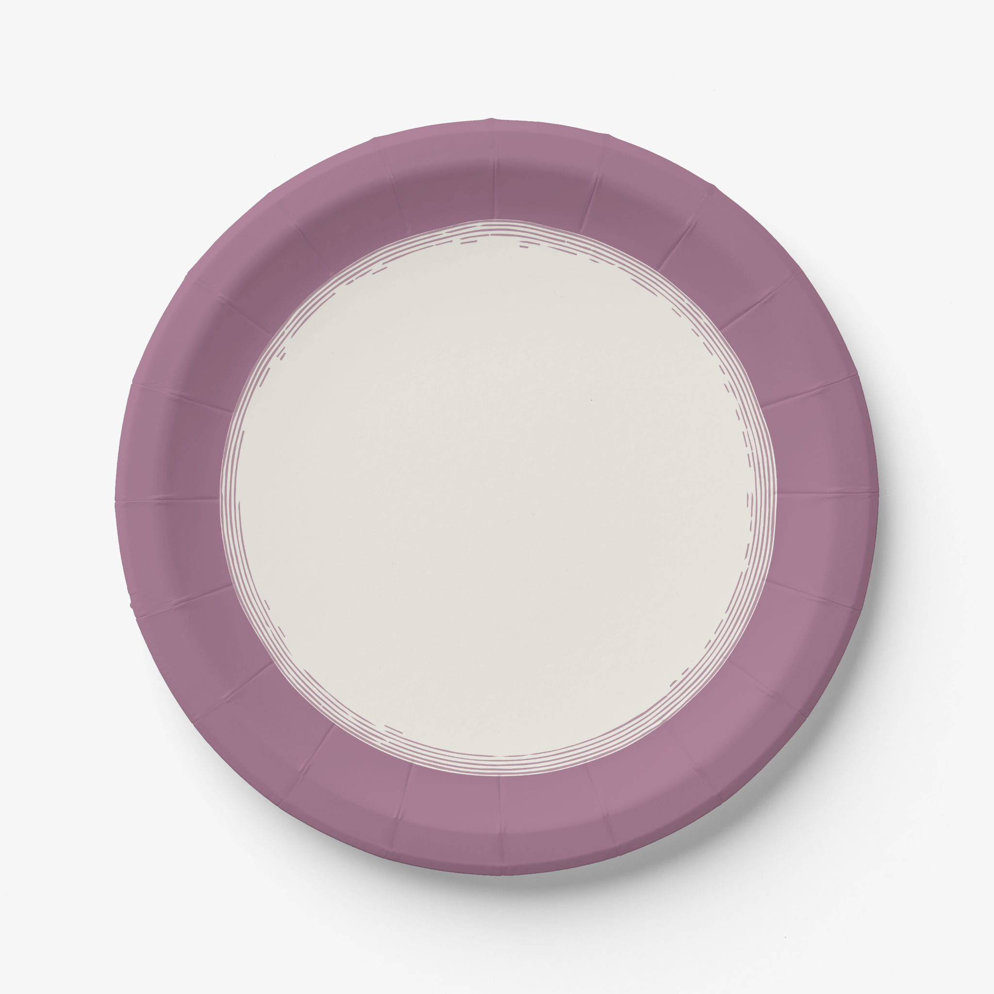 Vintage Voyagers France Mauve Paper  Party Plates