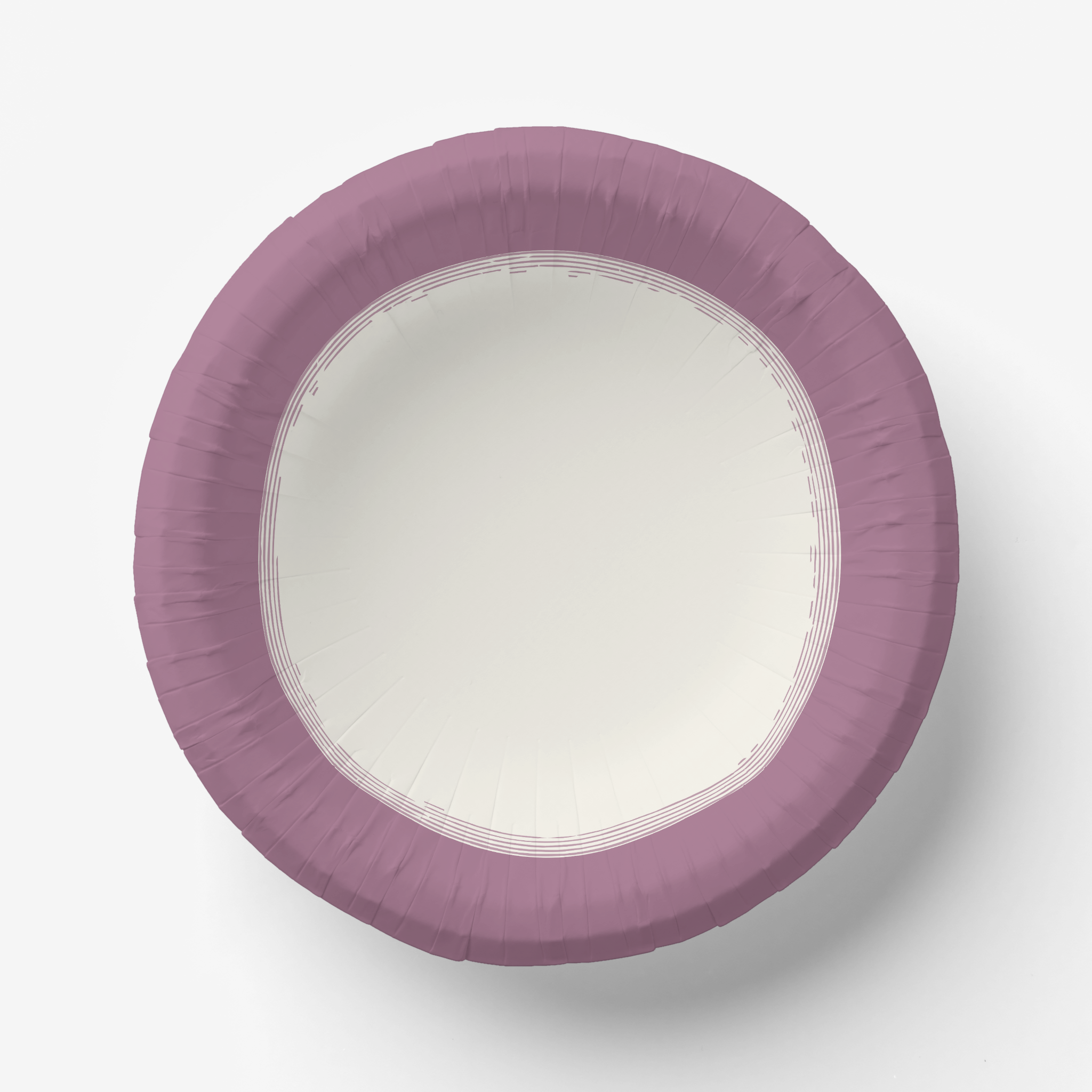 Vintage Voyagers France Mauve Paper Party Bowls
