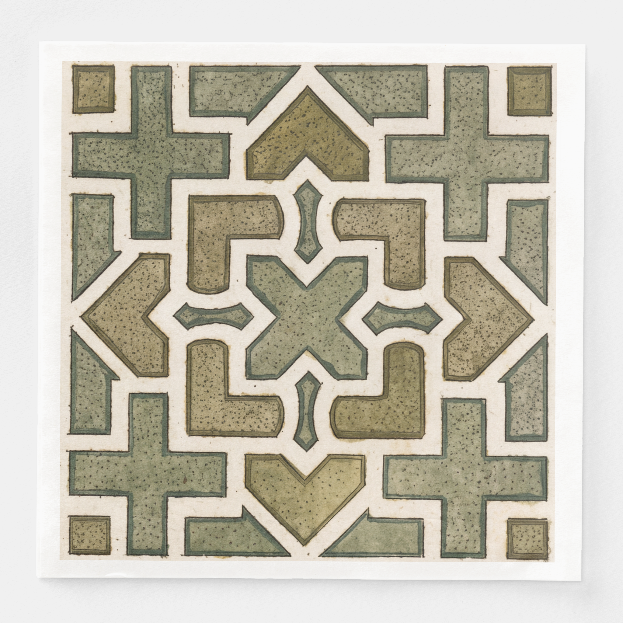 Broderie luncheon napkin