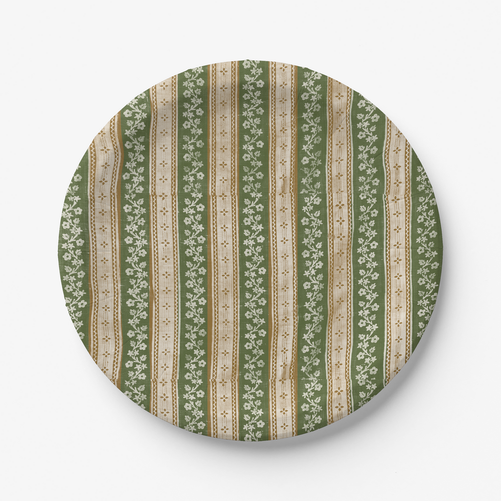 Vintage Voyagers France Olive Bastide Plate