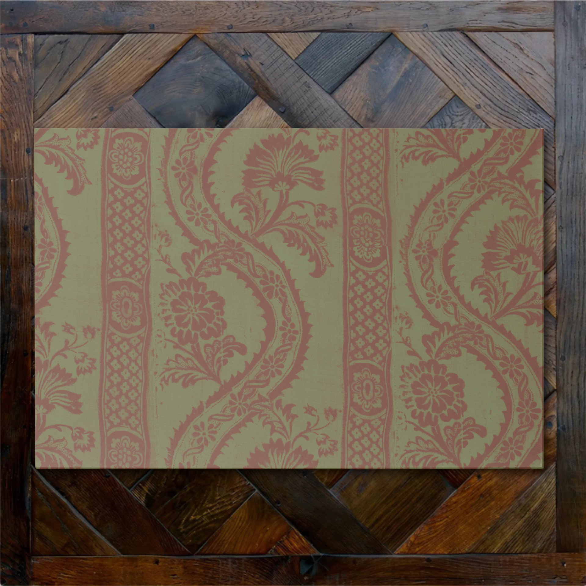 Vintage Voyagers France OlivePaper Placemat