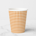 Vintage Voyagers France Orange Paper Party Cups 