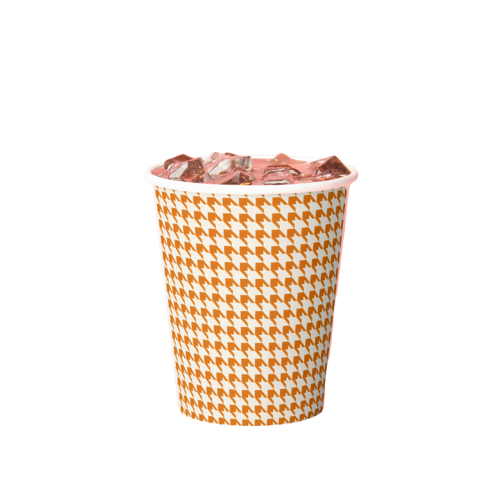Vintage Voyagers France Orange Paper Party Cups 
