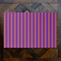 Vintage Voyagers France Aubergine Paper Placemat