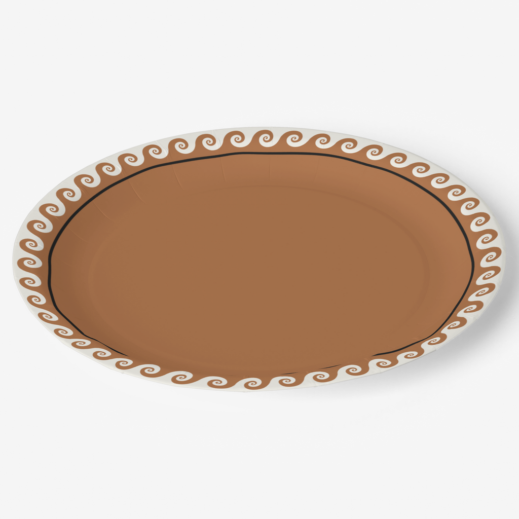 Vintage Voyagers France Paper Party Plate