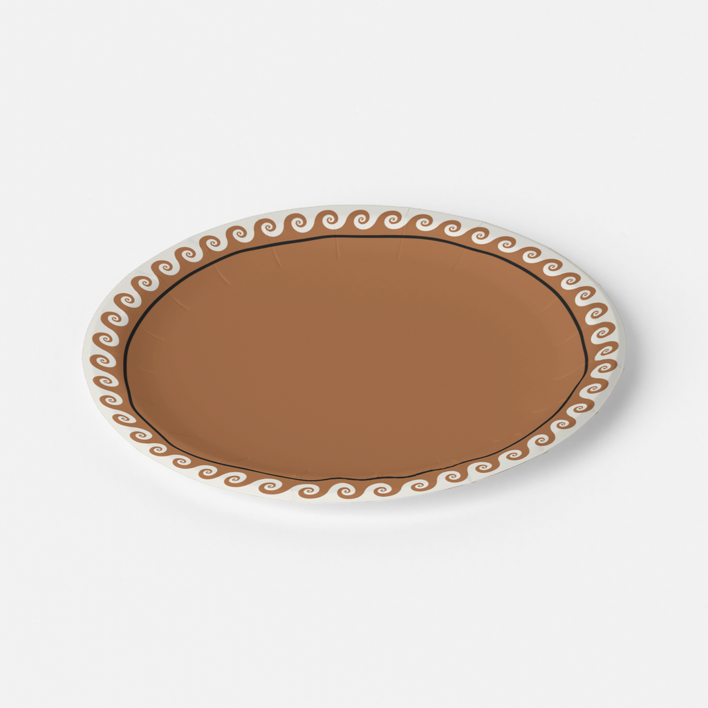Vintage Voyagers France Paper Party Plate