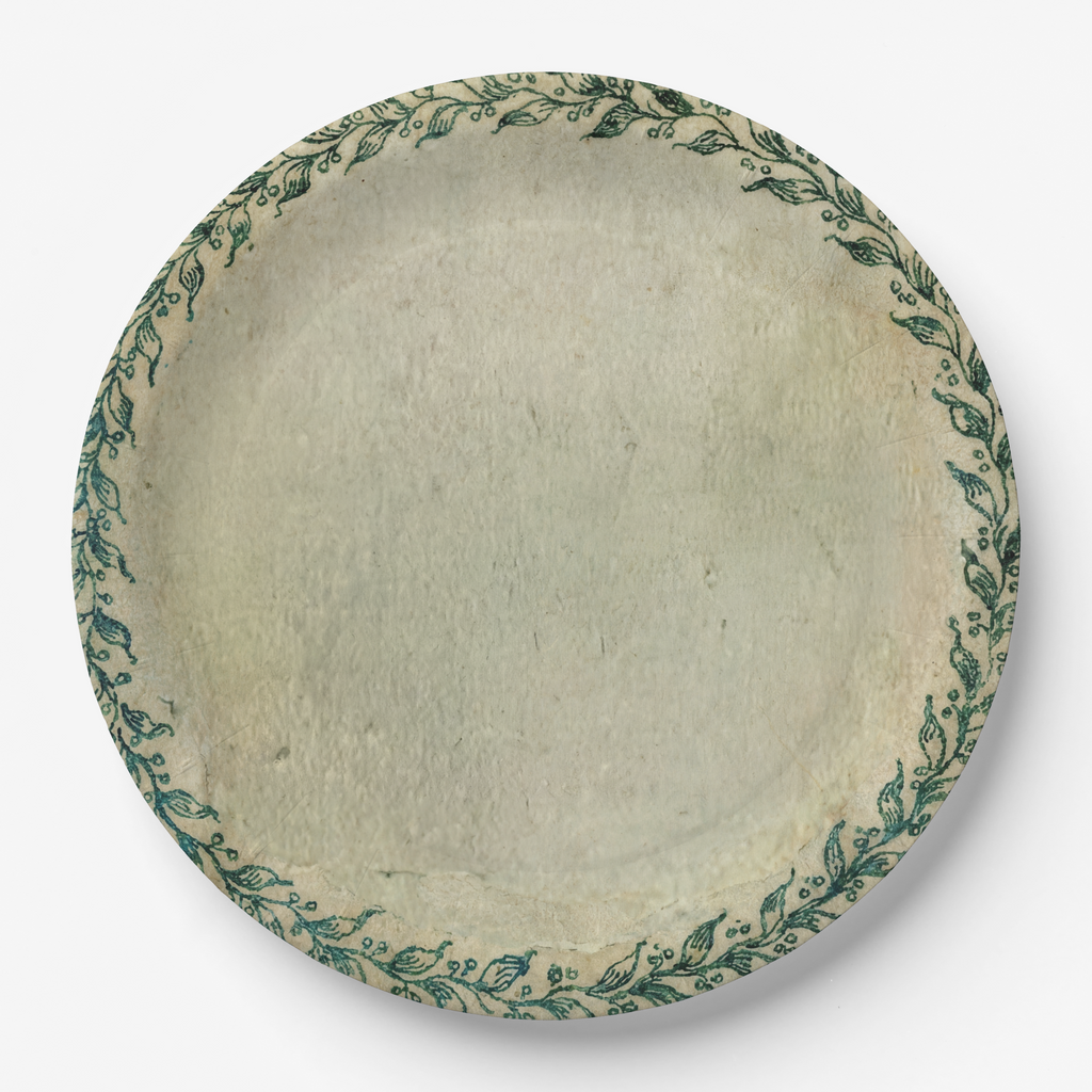 Vintage Voyagers France Vine Paper Party Plate