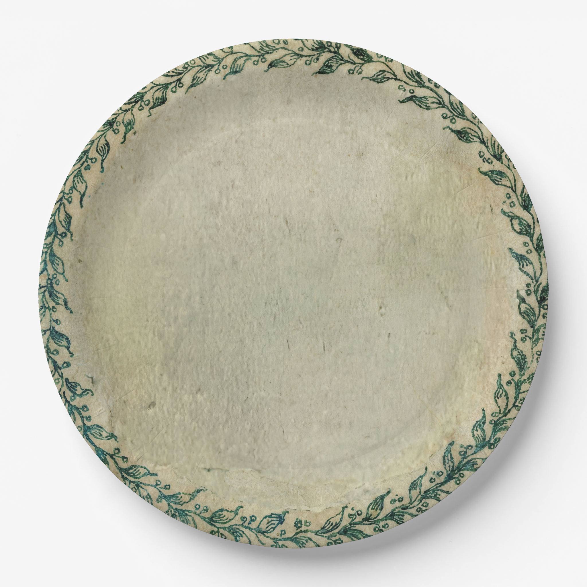 Vintage Voyagers France Vine Paper Party Plate