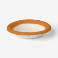 Vintage Voyagers France Orange Paper Party Bowl