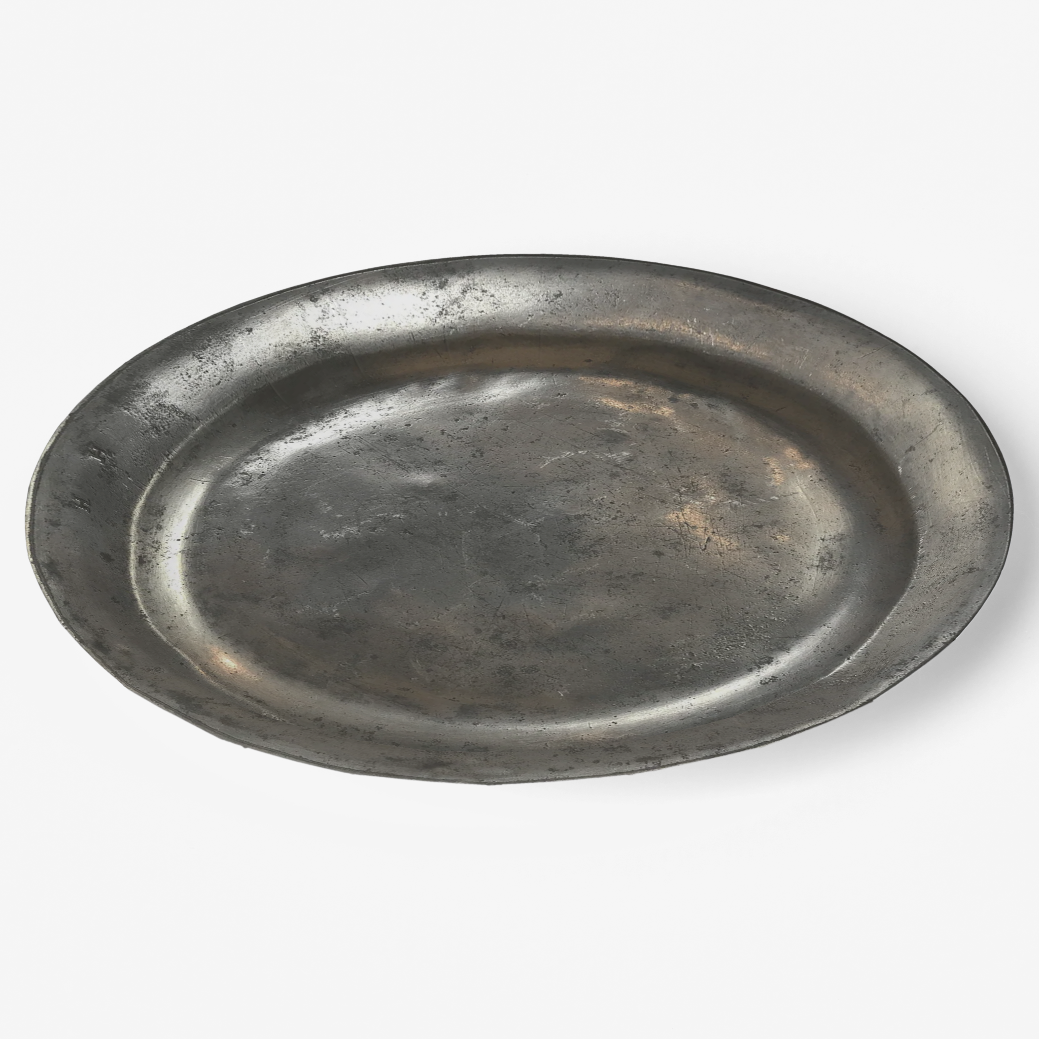 Vintage Voyagers France Faux  Pewter Paper Plates