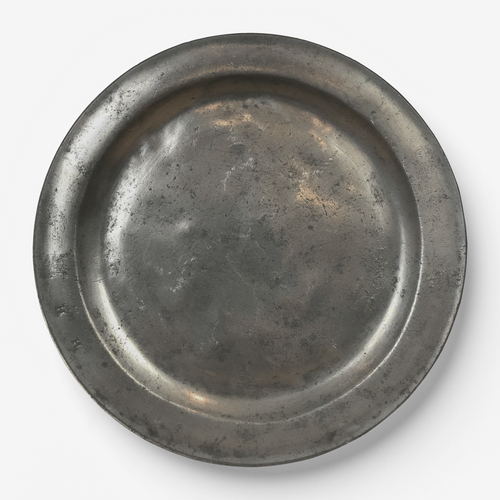 Vintage Voyagers France Faux  Pewter Paper Plates