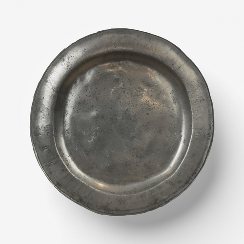 Vintage Voyagers France Faux  Pewter Paper Plates