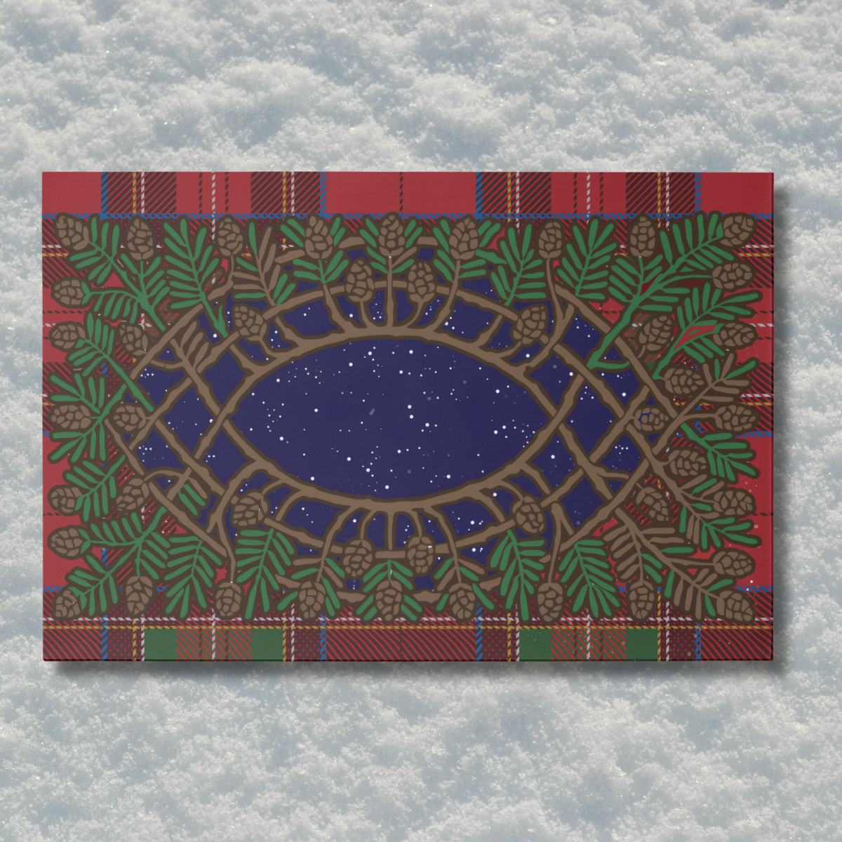 Vintage Voyagers Fir and Pinecone Placemat