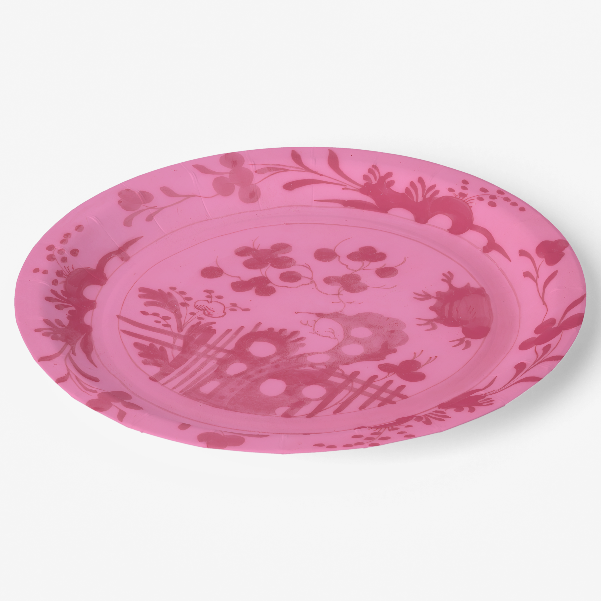 Vintage Voyagers France Rouge Paper Party Plates Plates