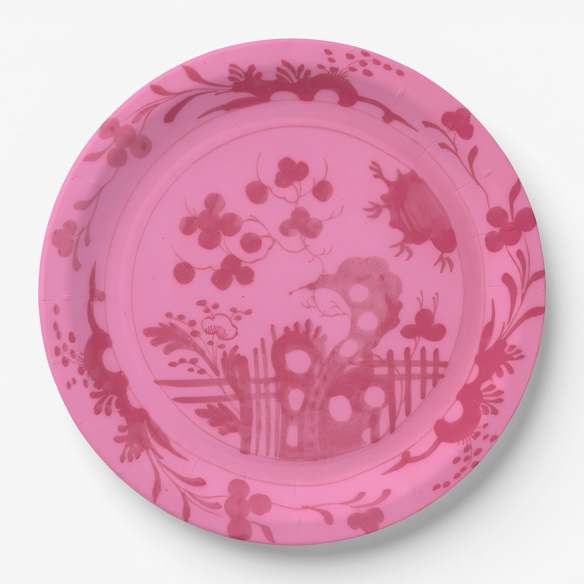 Vintage Voyagers France Rouge Paper Party Plates Plates