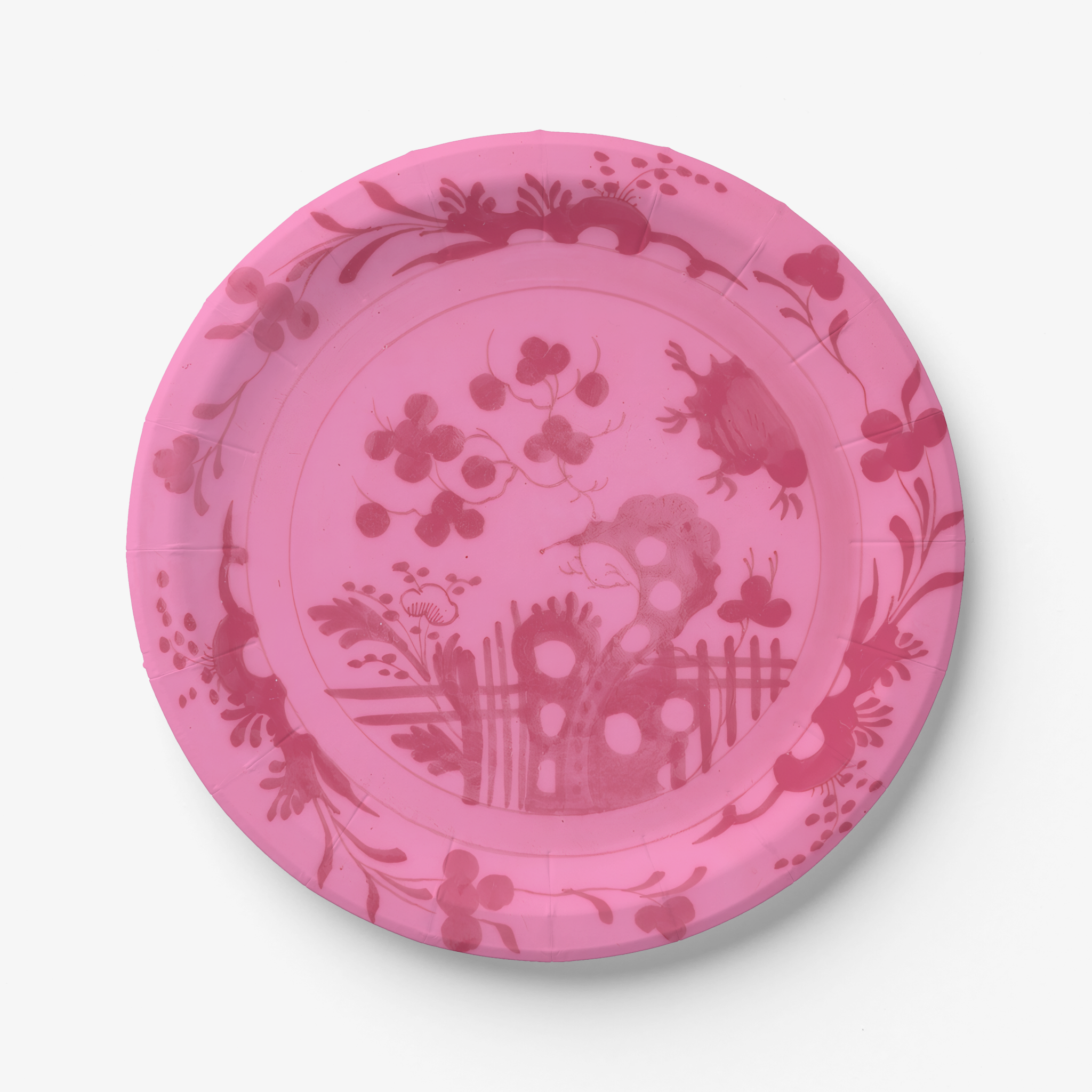 Vintage Voyagers France Rouge Paper Party Plates Plates