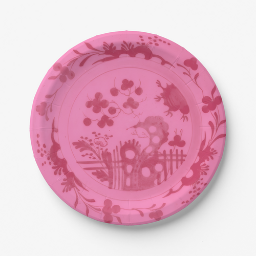 Vintage Voyagers France Rouge Paper Party Plates Plates