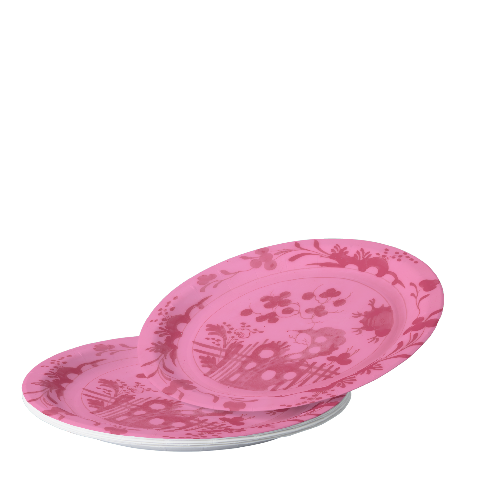 Vintage Voyagers France Rouge Paper Party Plates Plates