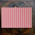Vintage Voyagers France Les Fleurs Azalea Stripe Placemat Pad
