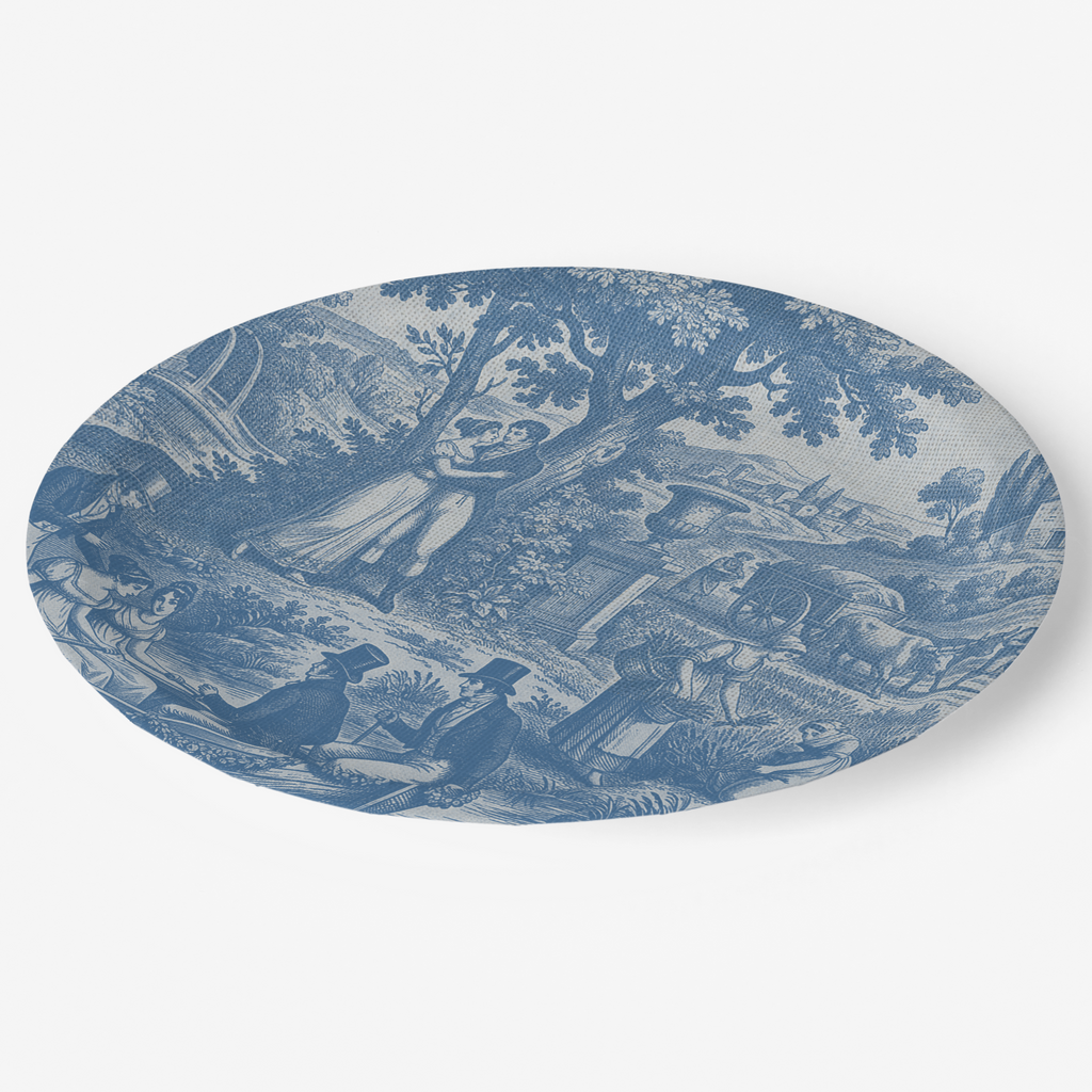 Vintage Voyagers French Blue Plate