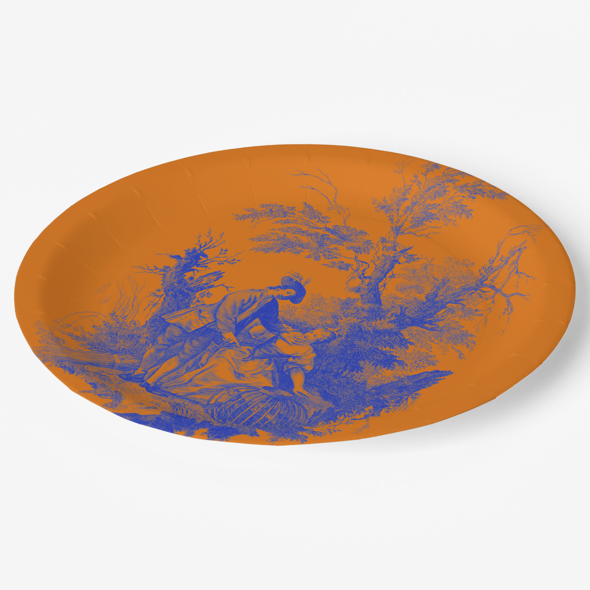 Vintage Voyagers France BLU|ORG Toile PLate