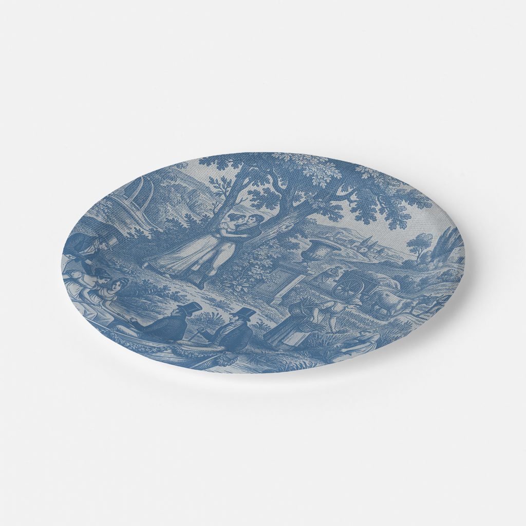 Vintage Voyagers French Blue Plate