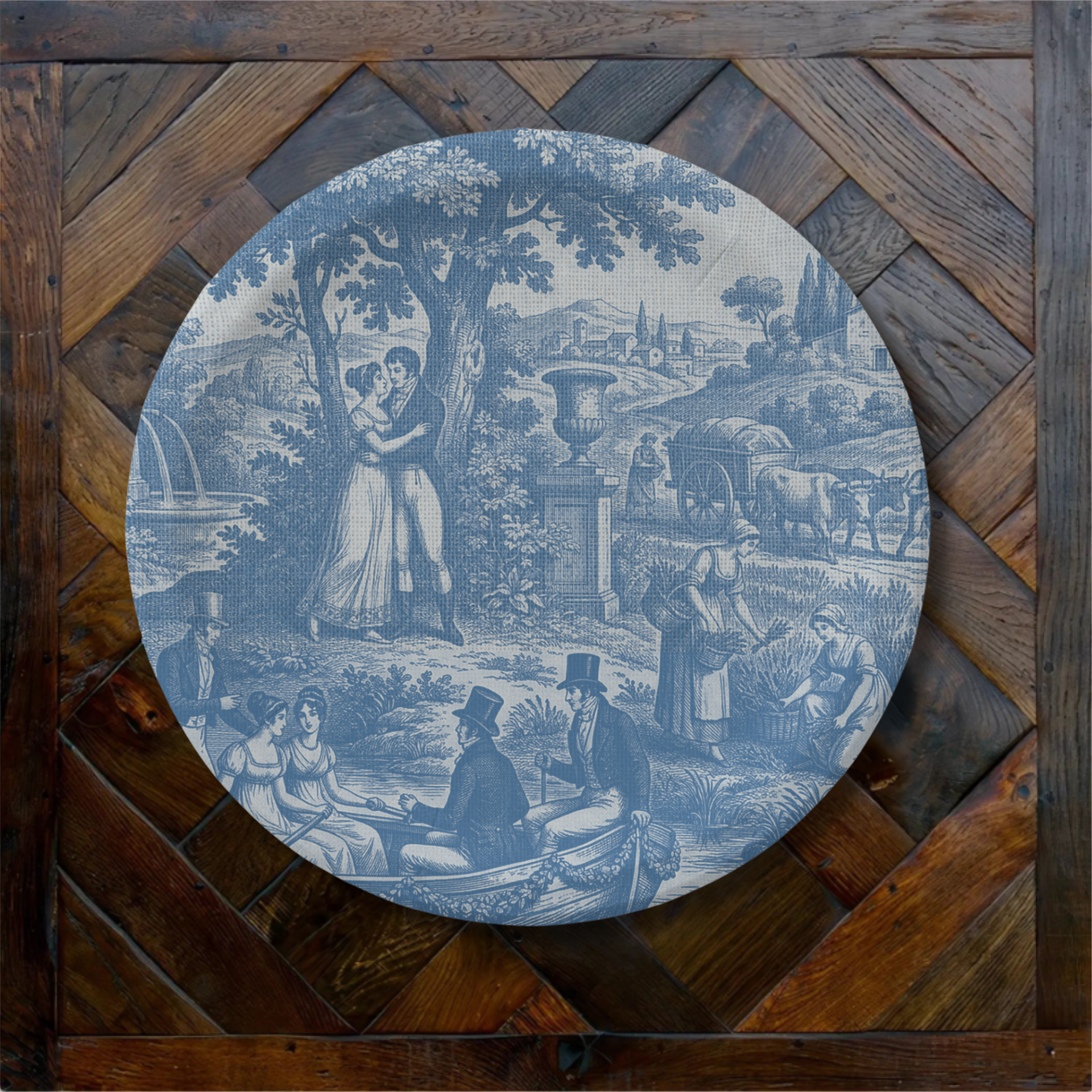 Vintage Voyagers French Blue Plate