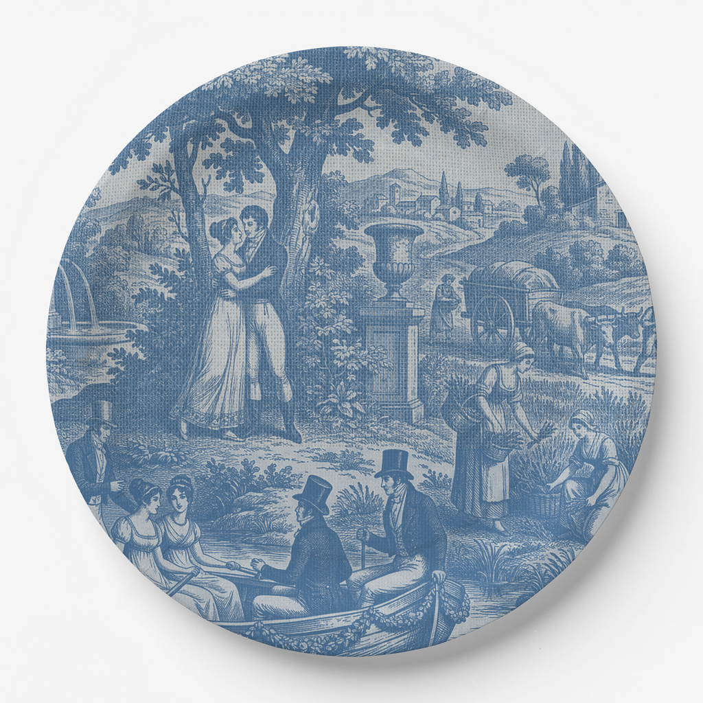 Vintage Voyagers French Blue Plate