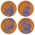 Vintage Voyagers France BLU|ORG Toile PLate