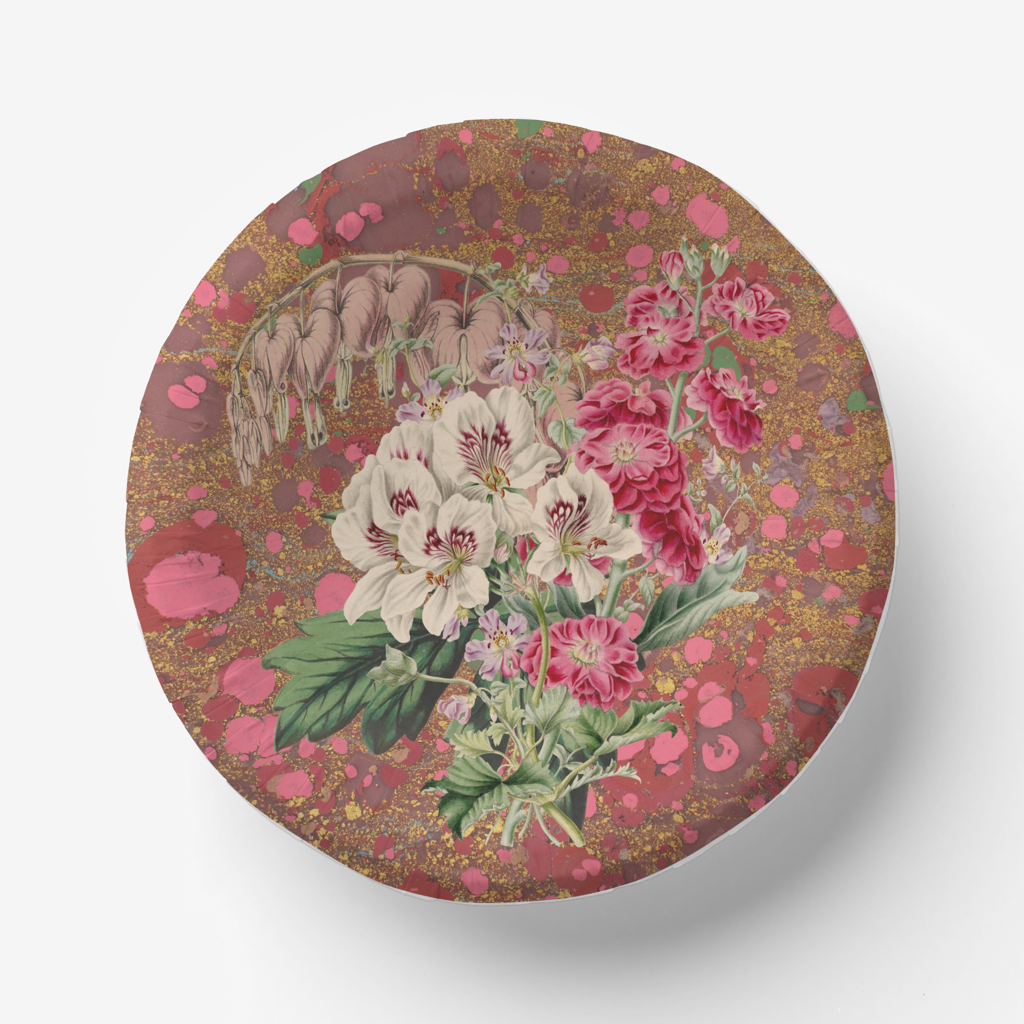  Vintage Voyagers France Les Fleurs Azalea Floral Plate