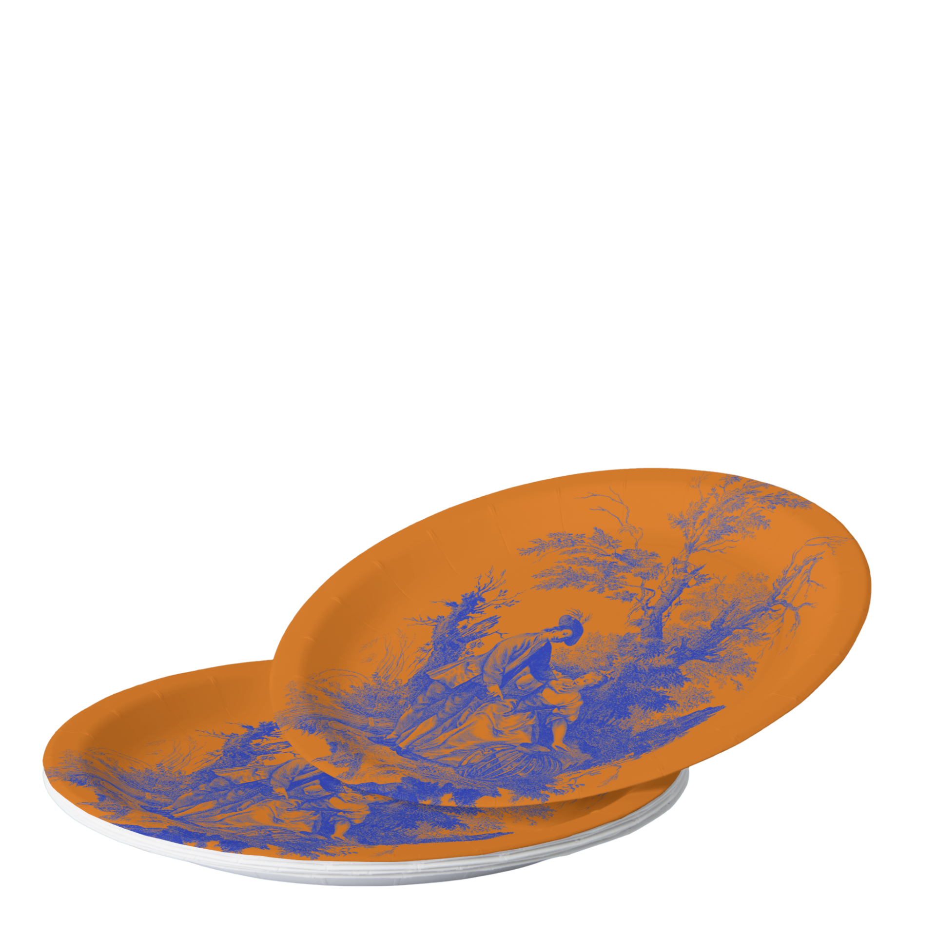 Vintage Voyagers France BLU|ORG Toile PLate