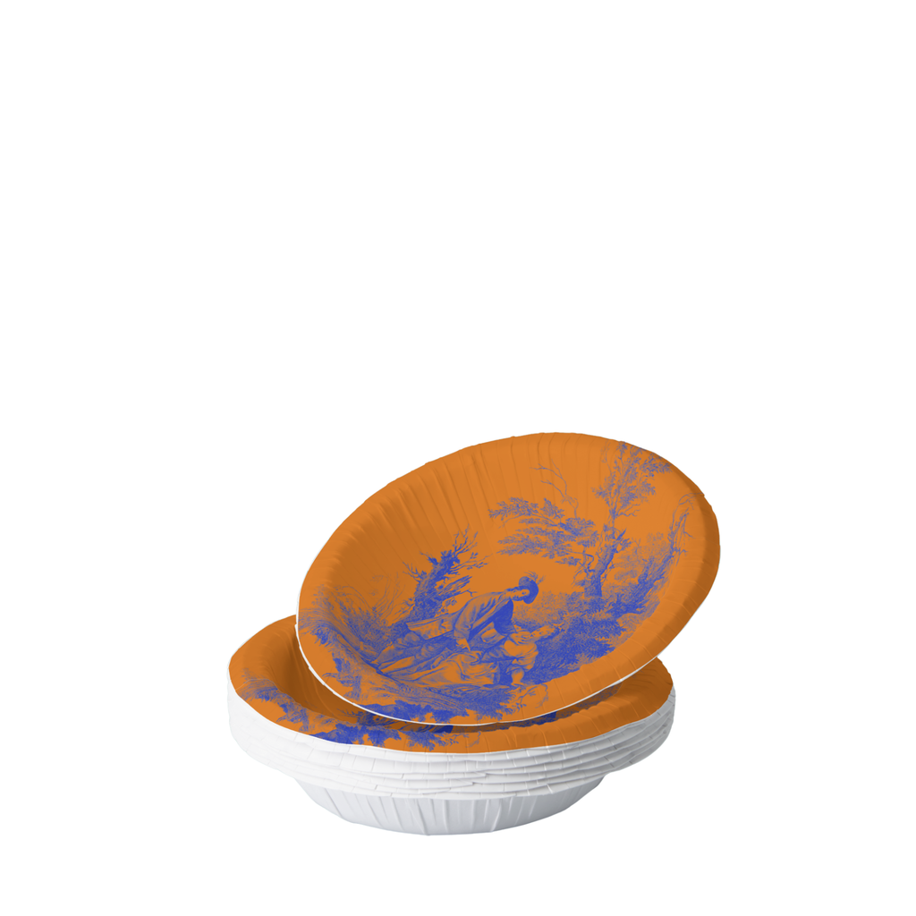 Vintage Voyagers France BLU|ORG Toile PLate
