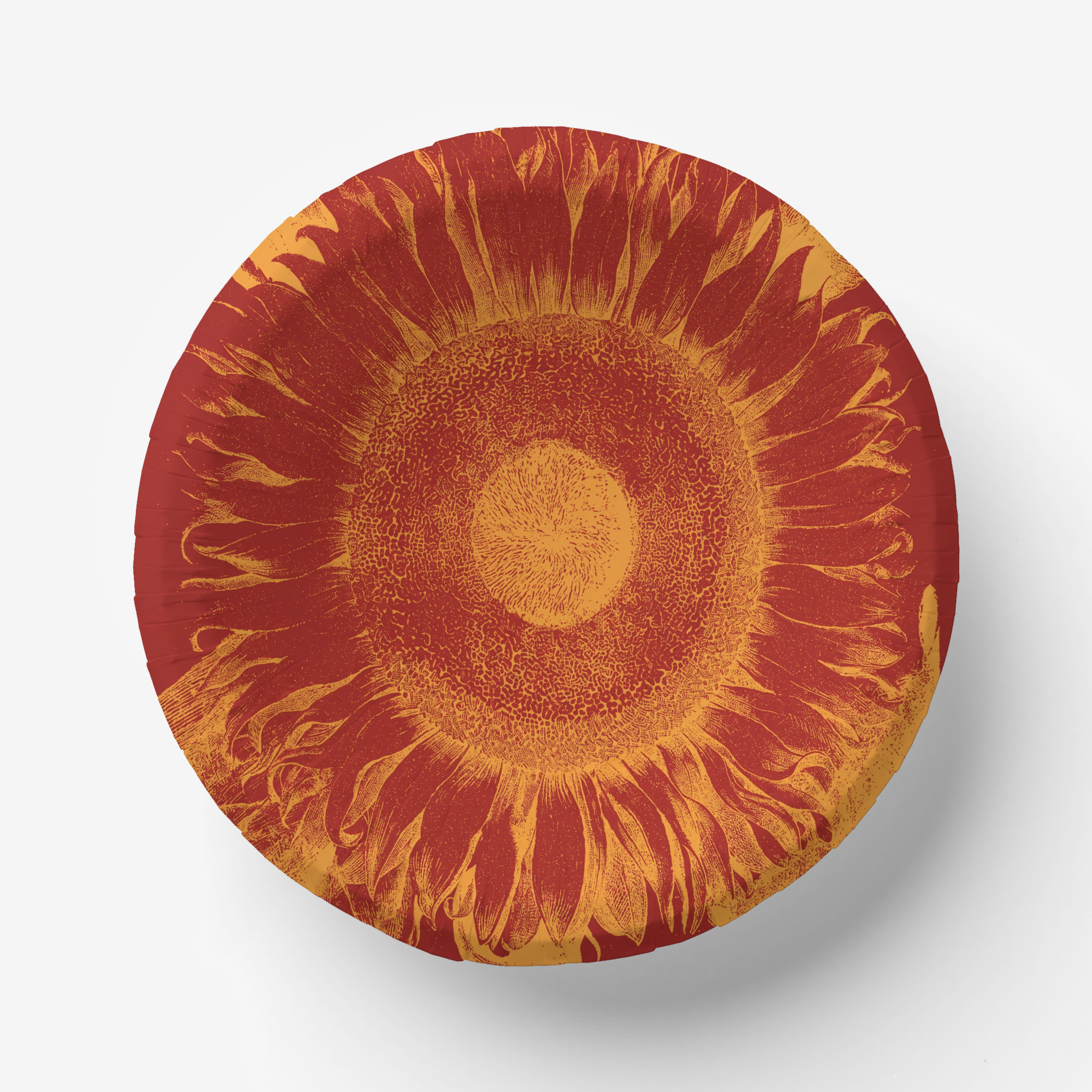 Vintage Voyagers France Sunflower PaperParty Plate