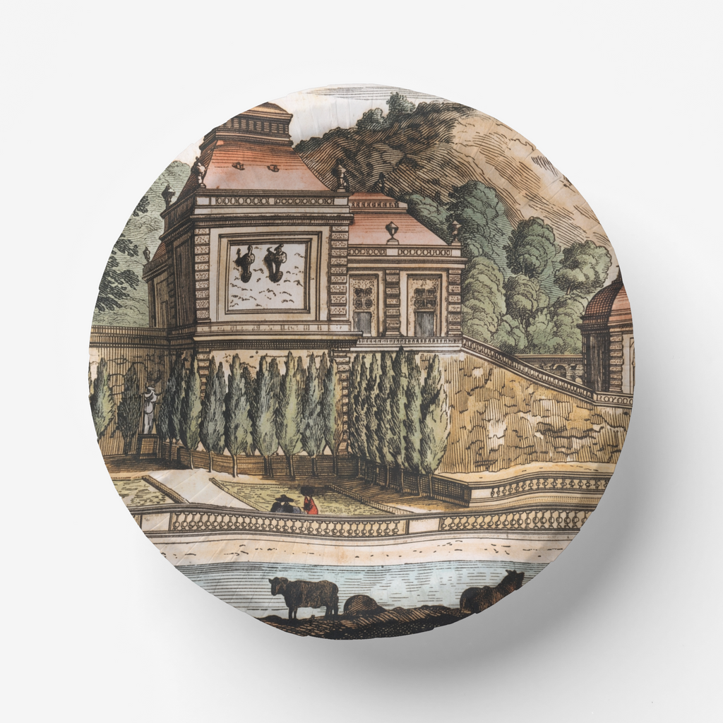 Vintage Voyagers France Paper Party Plate