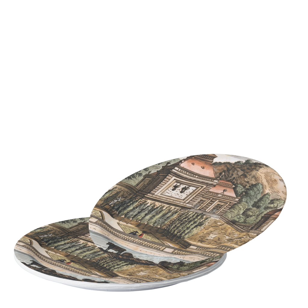 Vintage Voyagers France Paper Party Plate
