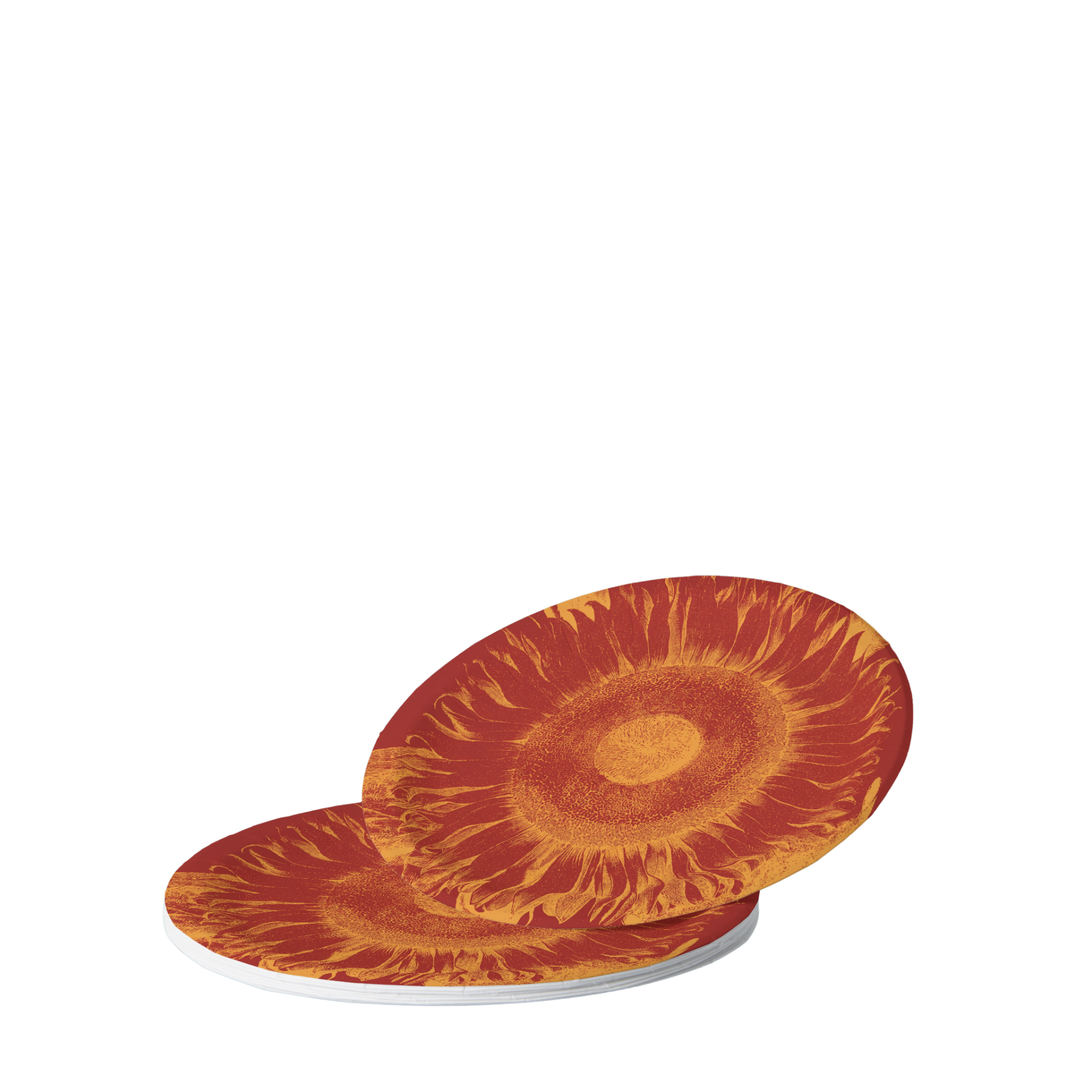 Vintage Voyagers France Sunflower PaperParty Plate