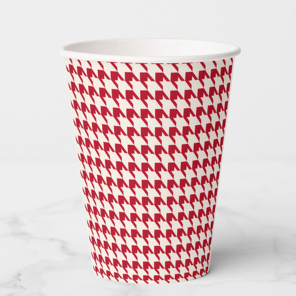 Vintage Voyagers France Holiday Red Paper Party Cups